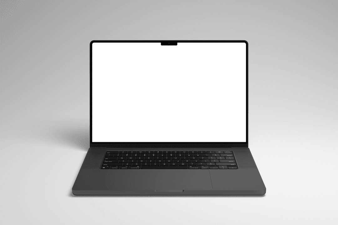 A sleek MacBook displaying a modern macOS application